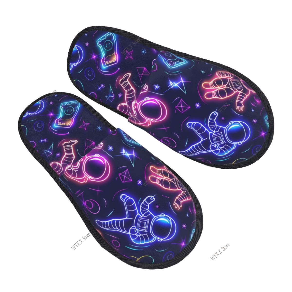 Video Games - Indoor Astronauts Video Game Home Slippers