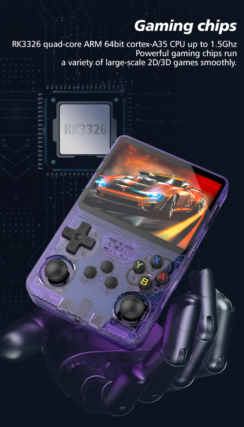 Retro Handheld Game Console R36S - R36S Retro Handheld Game Player Built-in