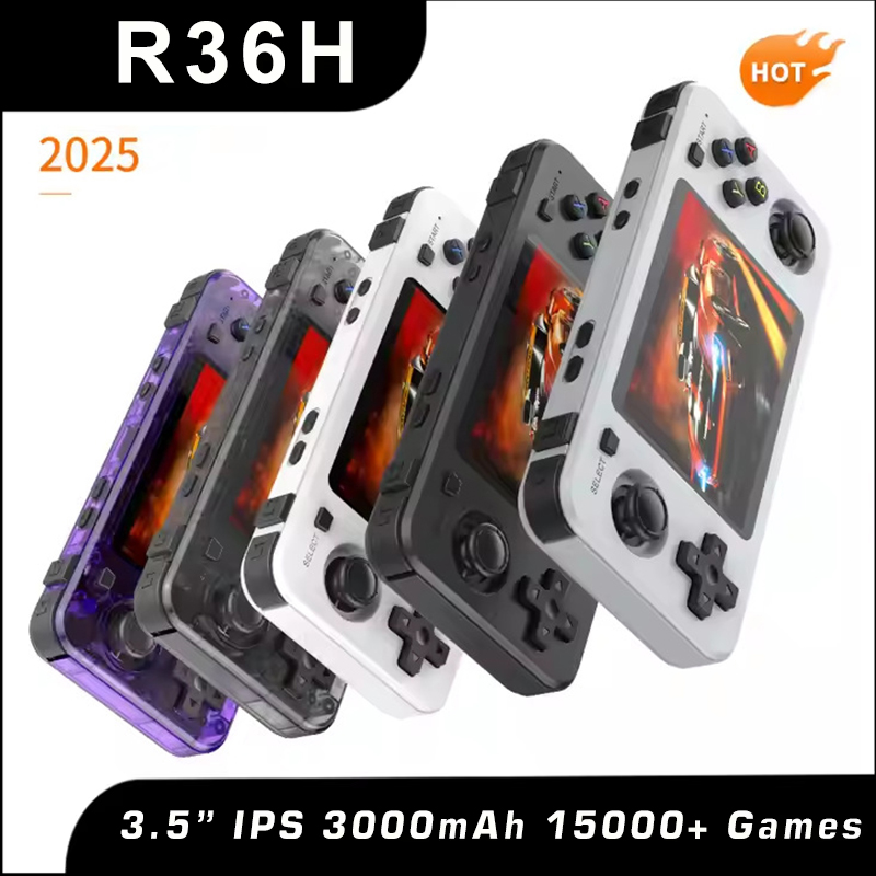 Retro Handheld Game Console R36S - New R36H Retro Handheld Console Open-Source