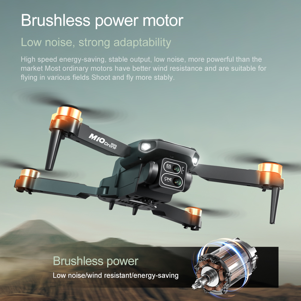 Original Drone M10 4K 5G HD Du - огляд і ціна Fpv Brushless Rc Drone 4K