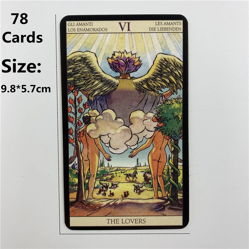 Metal Box Gilded Edition Back  - огляд і ціна Tarot Cards Deck With Guidebook