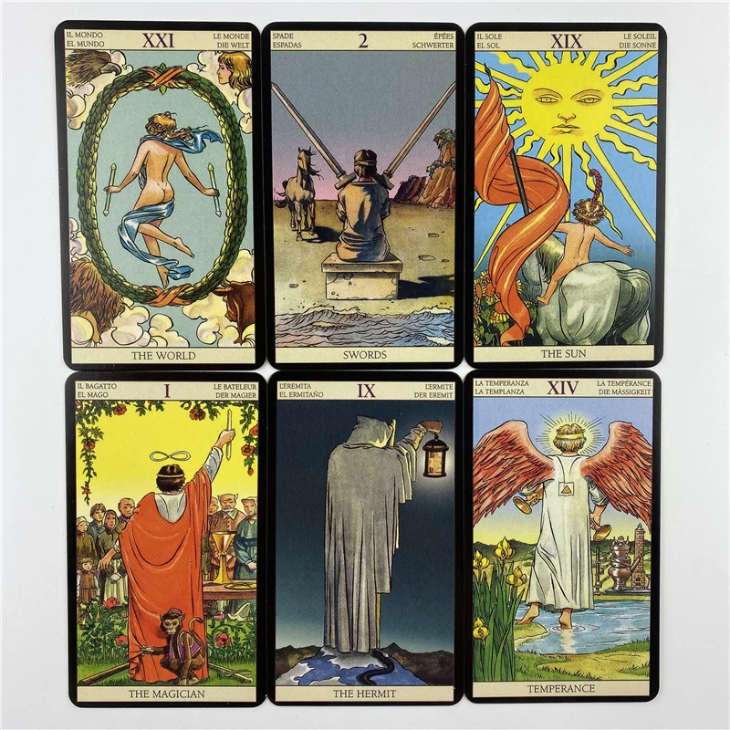 Metal Box Gilded Edition Back  - огляд і ціна Tarot Cards Deck With Guidebook