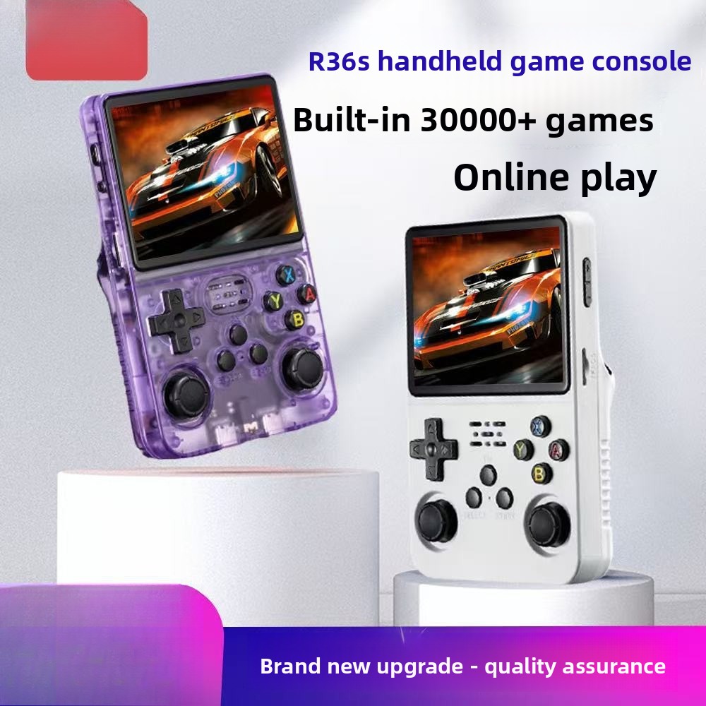 R36S Open Source Handheld Game - огляд і ціна Retro Handheld Game Console R36S
