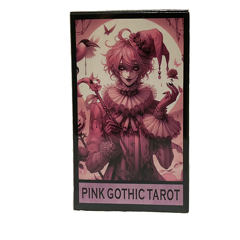 Pink Gothic Tarot Deck 78 Card - огляд і ціна Tarot Cards Deck With Guidebook