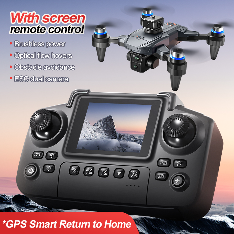 GPS RC Drone With Screen 4K Pr - огляд і ціна Fpv Brushless Rc Drone 4K