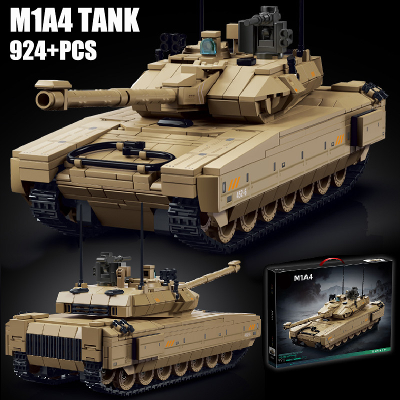 Military 924pcs Delta Force M1 - огляд і ціна Lego Compatible Military Tank