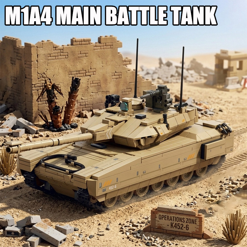 Military 924pcs Delta Force M1 - огляд і ціна Lego Compatible Military Tank
