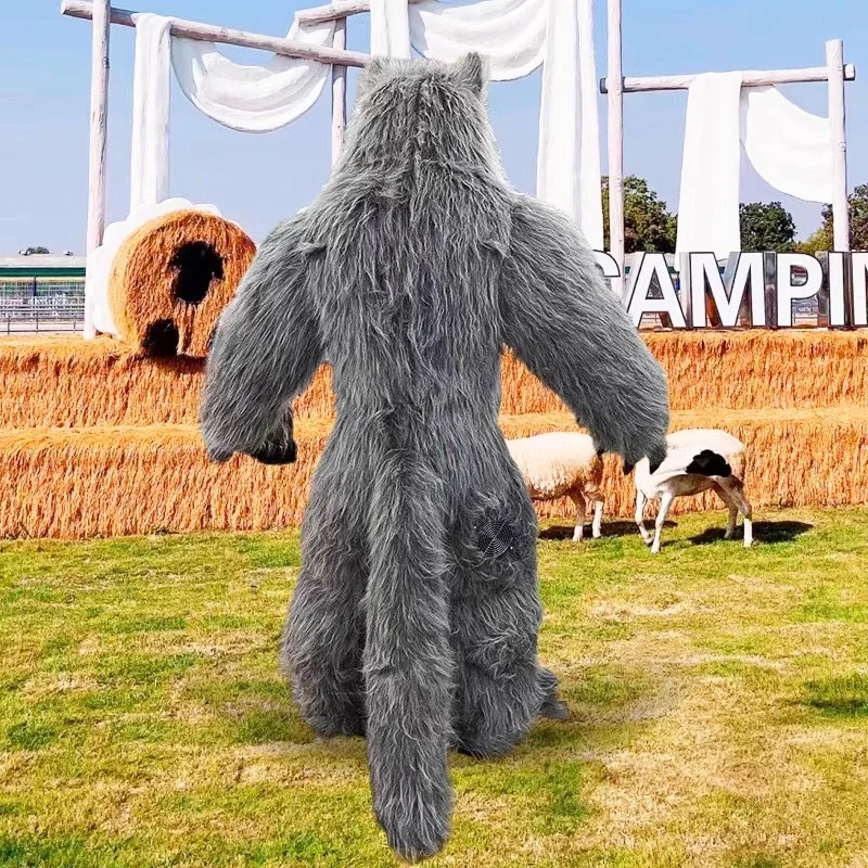 Giant Inflatable Grey Wolf Mas - огляд і ціна Dolls