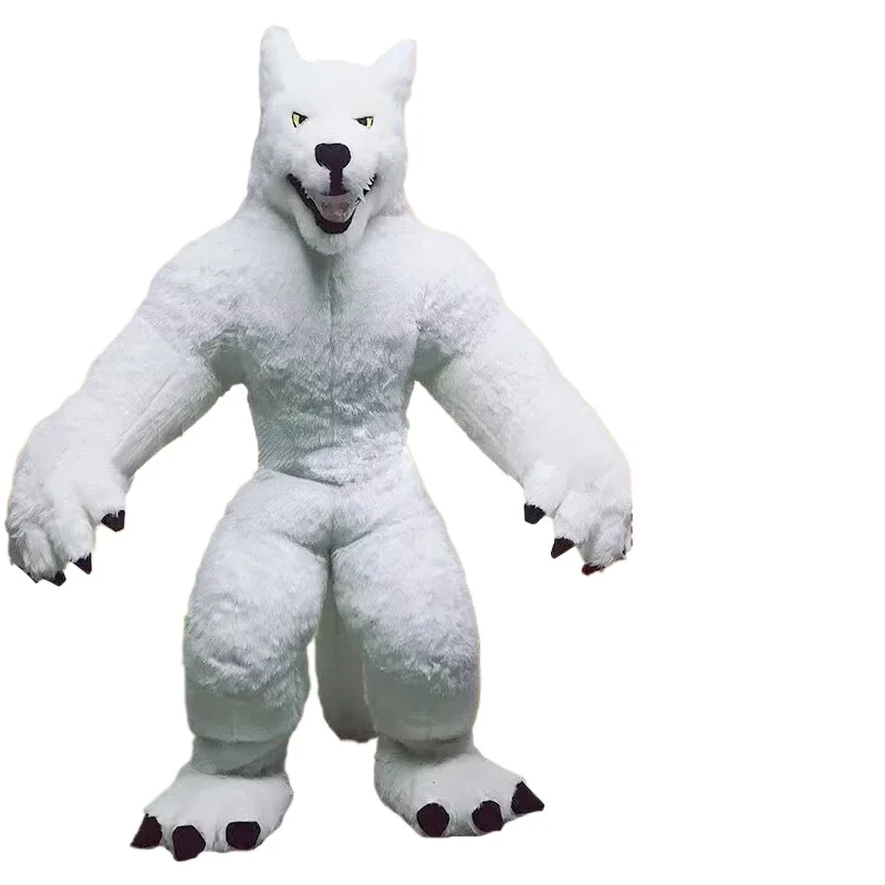 Giant Inflatable Grey Wolf Mas - огляд і ціна Dolls