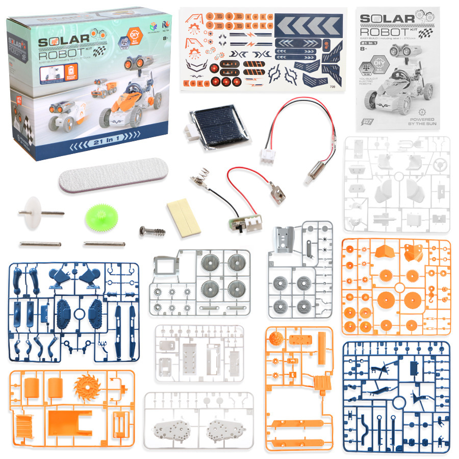 21 IN 1 STEM Solar Robot Kit T - огляд і ціна Stem Solar Robot Kit For Kids