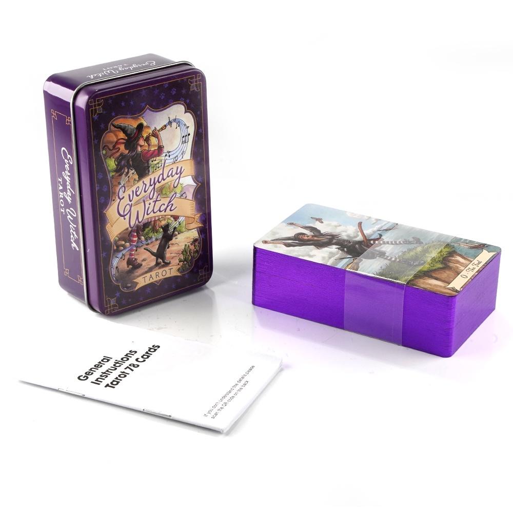 10.3*6cm Everyday Witch Tarot  - огляд і ціна Tarot Cards Deck With Guidebook