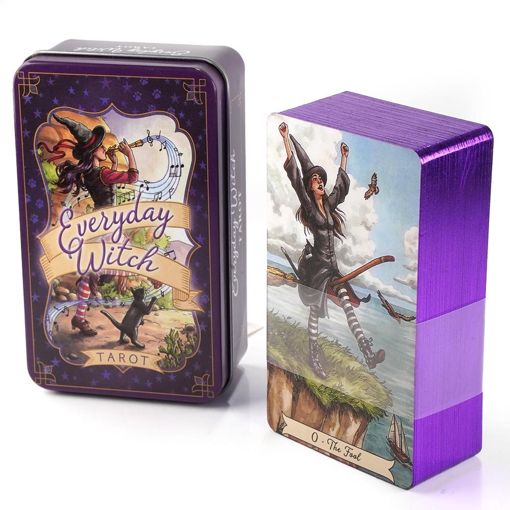 10.3*6cm Everyday Witch Tarot  - огляд і ціна Tarot Cards Deck With Guidebook