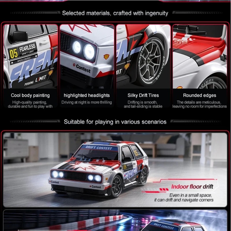 New S300 1:24 4WD RC Drift Car - огляд і ціна Rc Drift Car 1 24 Scale 4Wd