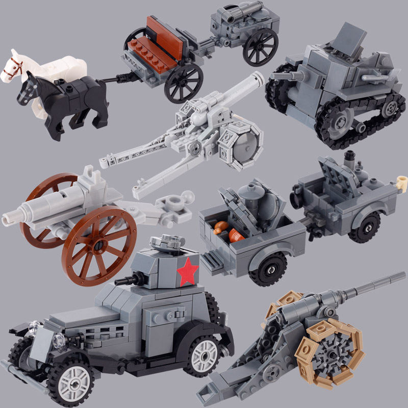 WW1 Italian Soviet Military Ta - огляд і ціна Lego Compatible Military Tank