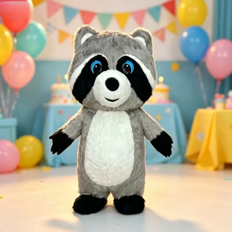 Grey Plush Inflatable Raccoon  - огляд і ціна Dolls